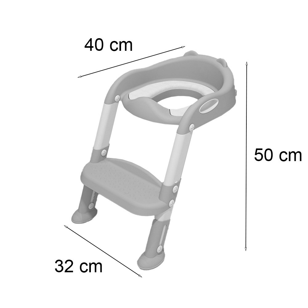 Leziter Reductor de toaletă în trepte albastru [2]