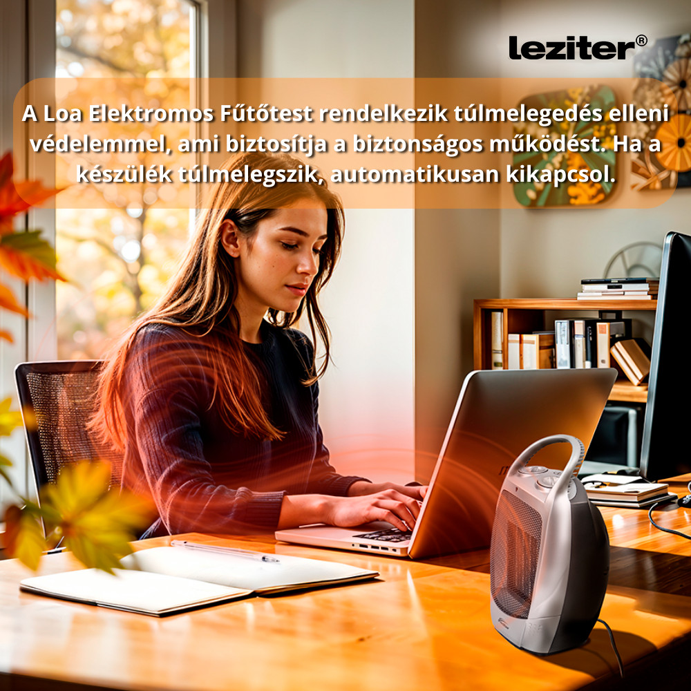 Leziter Încălzitor electric ceramic Loa 750W/1500W [4]