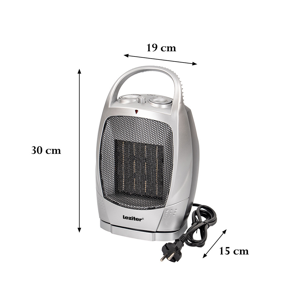 Leziter Încălzitor electric ceramic rotativ Loa 750W/1500W [2]