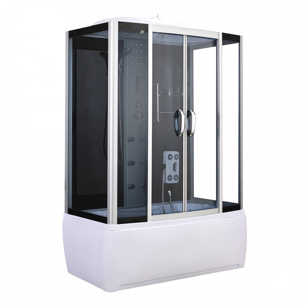 Leziter Cadă cu hidromasaj Emilia 85x150 cm cu electronică Neagră [8]