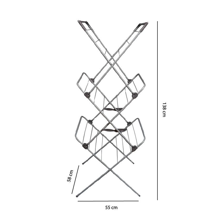 Homelux Uscător de rufe vertical cu 3 niveluri [3]
