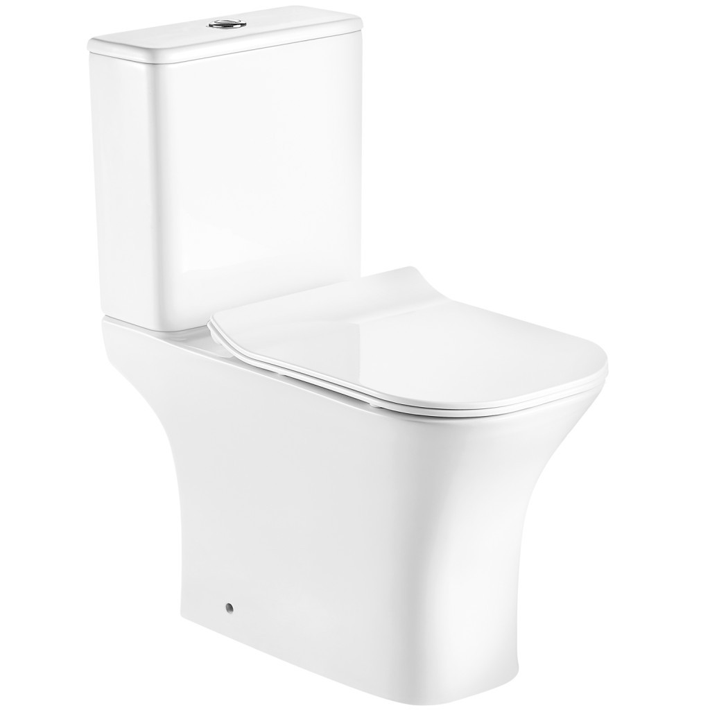 Toaletă monobloc - Kerra Toaletă compactă monobloc Kamet cu scaun cu spălare din spate