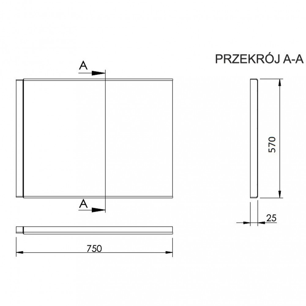 Kerra Farfurie laterală scurtă Keos/Ves/Doria 75 [1]