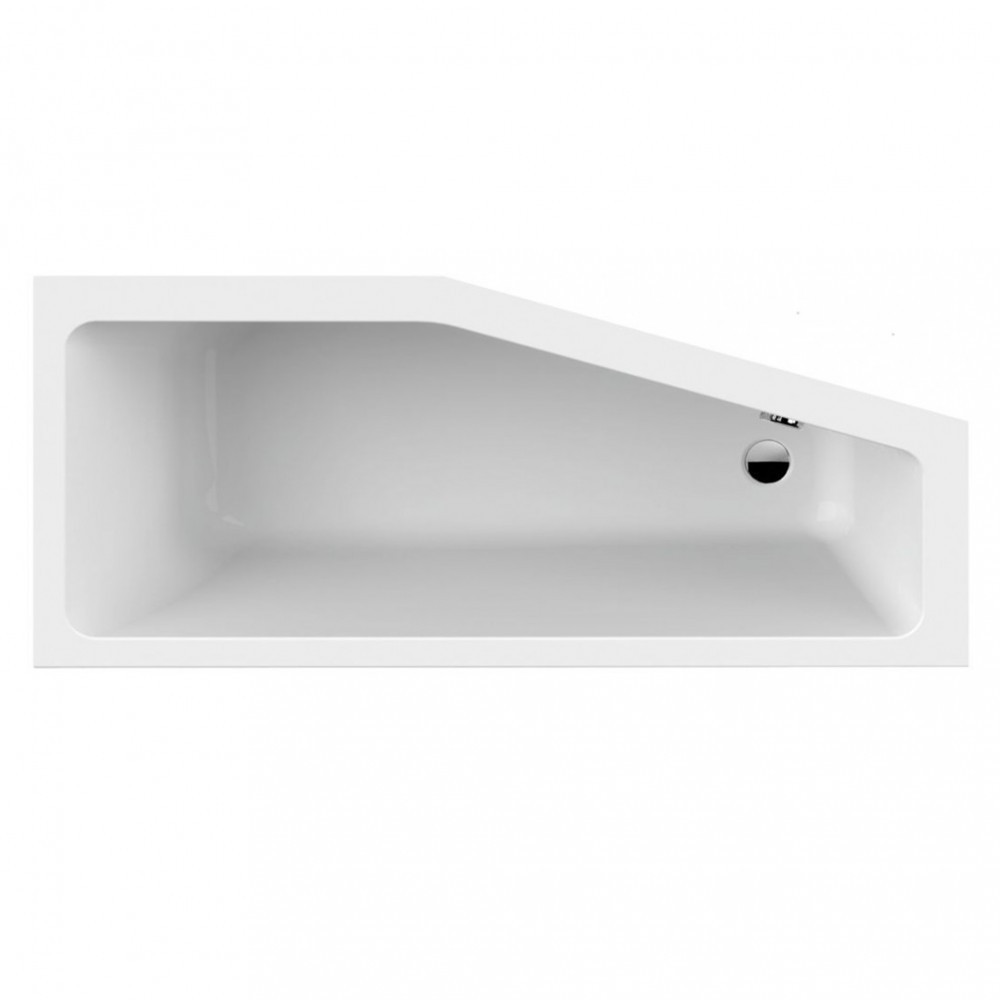 Cadă asimetrică - Kerra Cadă de baie asimetrică Keos 160 dreapta