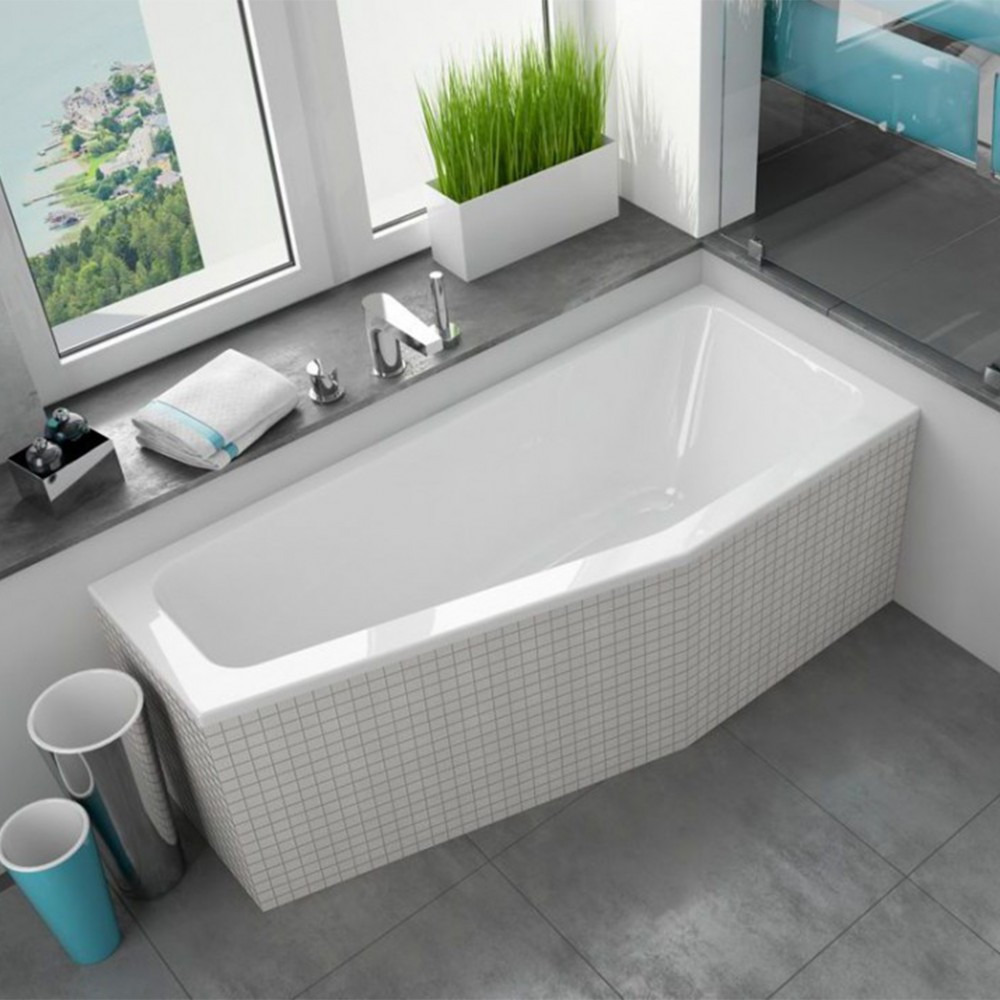 Kerra Cadă de baie asimetrică Keos 160 dreapta [1]