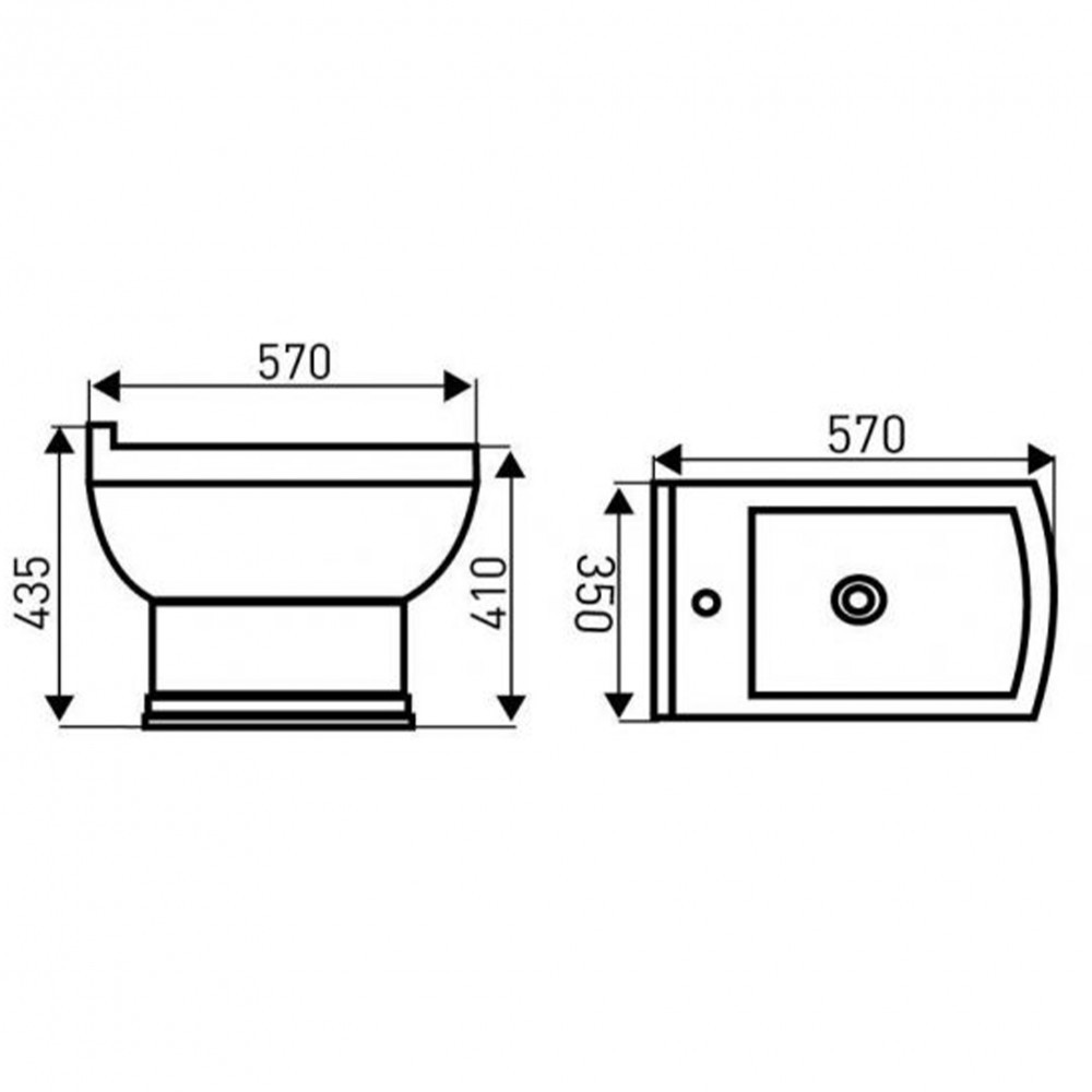 Kerra KLEOPATRA12 Kleopatra 12 bideu pe picioare cm [1]