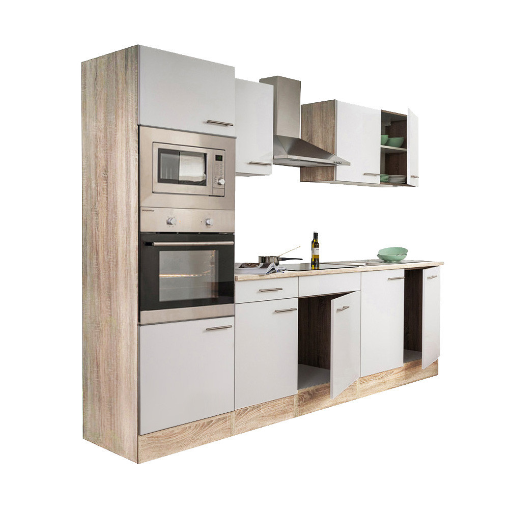 Bucătărie - Leziter Mobilier de bucătărie Yorki 270 cu cuptor și cuptor cu microunde