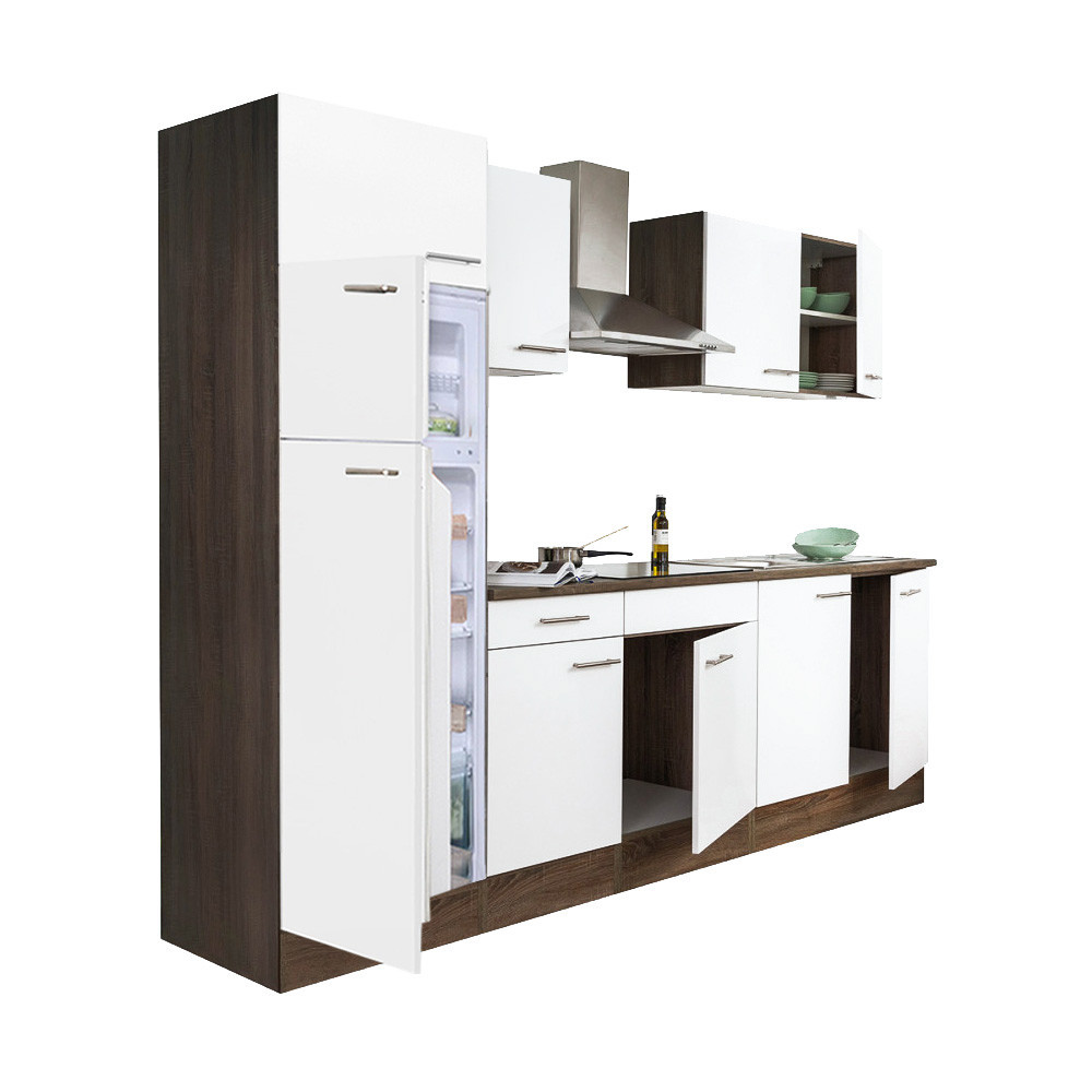 Bucătărie - Leziter Mobilier de bucătărie Yorki 270 cu frigider cu congelator superior