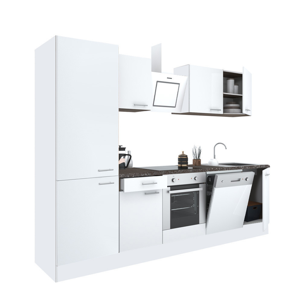 Bucătărie - Leziter Mobilă de bucătărie Yorki 280 cu cuptor inferior și rafturi