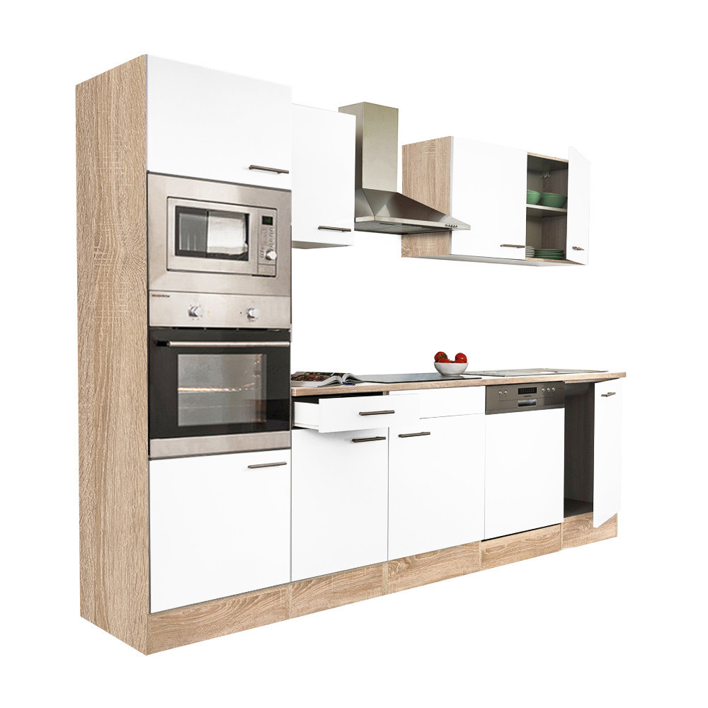 Mobilier bucătărie - Leziter Mobilier de bucătărie Yorki 280 cu cuptor și cuptor cu microunde