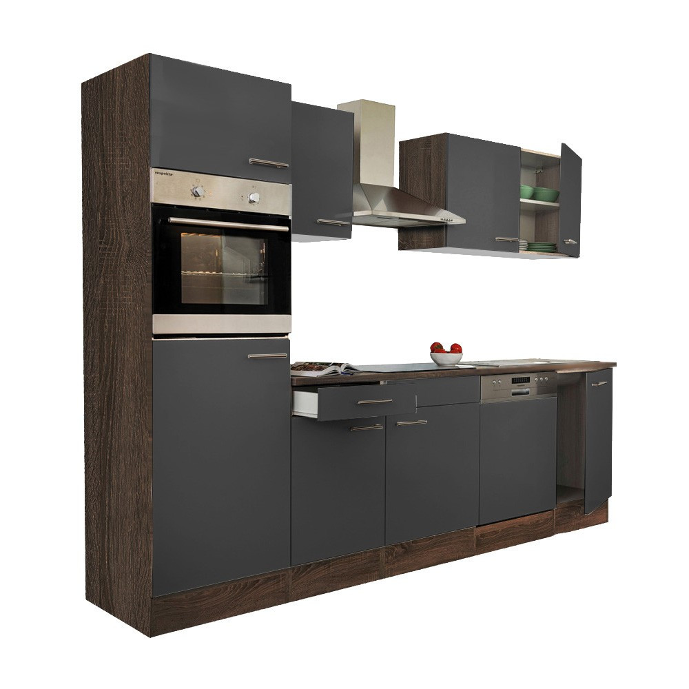 Leziter Mobilier de bucătărie Yorki 280 cu cuptor și cuptor cu microunde [1]