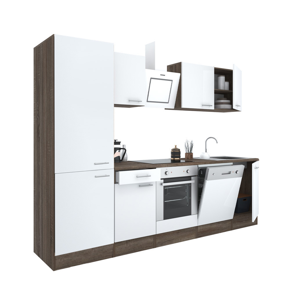 Bucătărie - Leziter Mobilă de bucătărie Yorki 280 cu cuptor inferior și rafturi