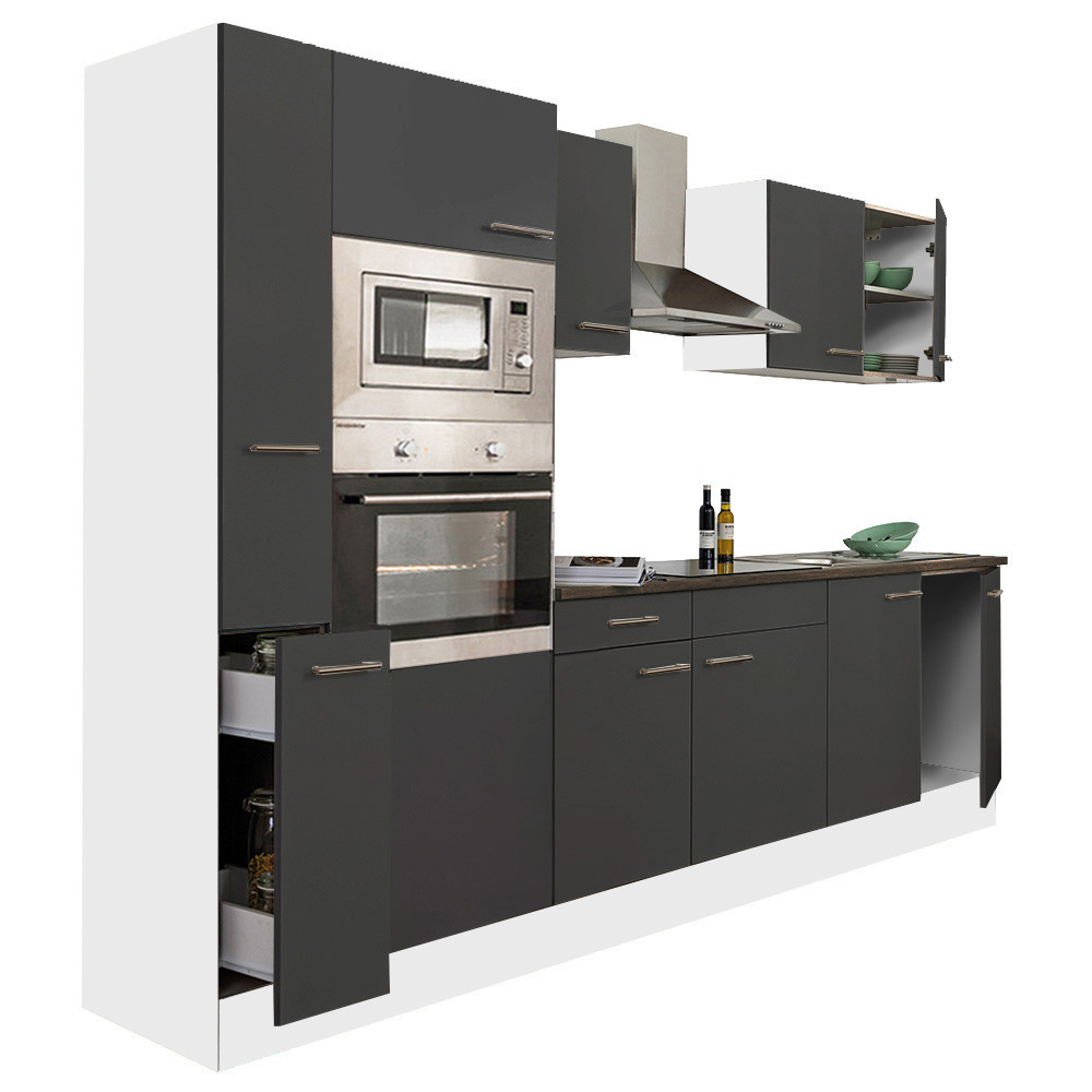 Mobilier bucătărie - Leziter Mobilier de bucătărie Yorki 300 cu cuptor și cuptor cu microunde