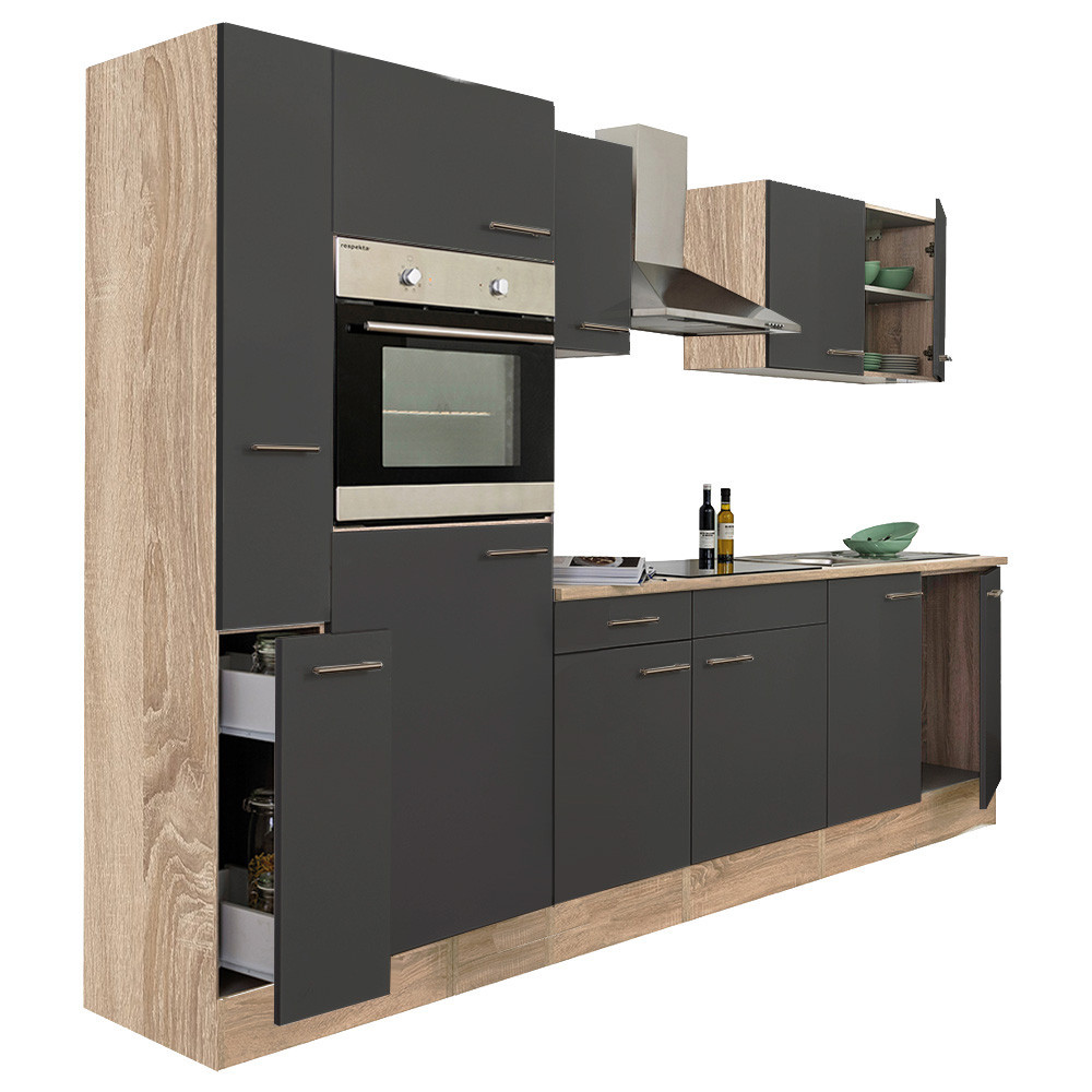 Leziter Mobilier de bucătărie Yorki 300 cu cuptor și cuptor cu microunde [1]