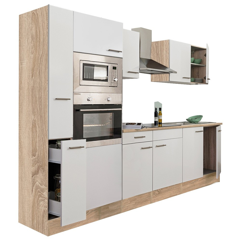 Mobilier bucătărie - Leziter Mobilier de bucătărie Yorki 300 cu cuptor și cuptor cu microunde