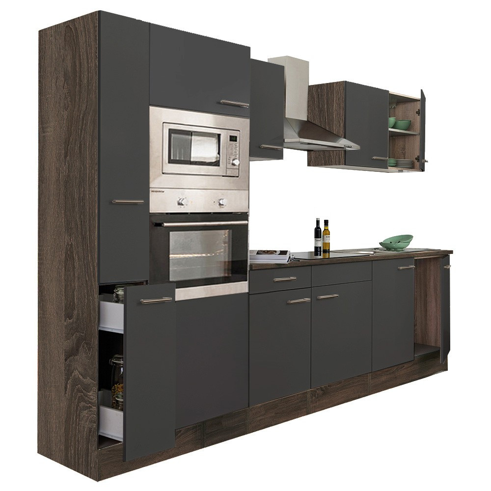 Mobilier bucătărie - Leziter Mobilier de bucătărie Yorki 300 cu cuptor și cuptor cu microunde