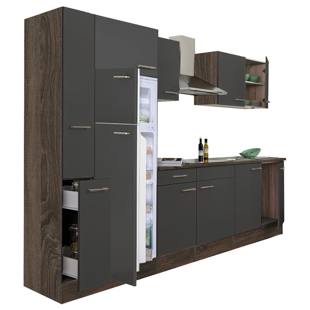 Mobilier bucătărie - Leziter Mobilier de bucătărie Yorki 300 cu frigider cu congelator superior