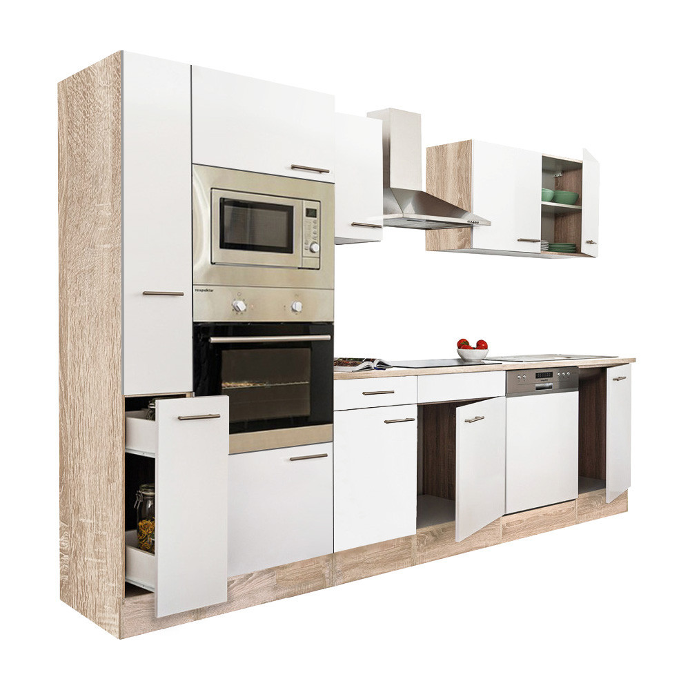 Mobilier bucătărie - Leziter Mobilă de bucătărie Yorki 310 cu cuptor și cuptor cu microunde