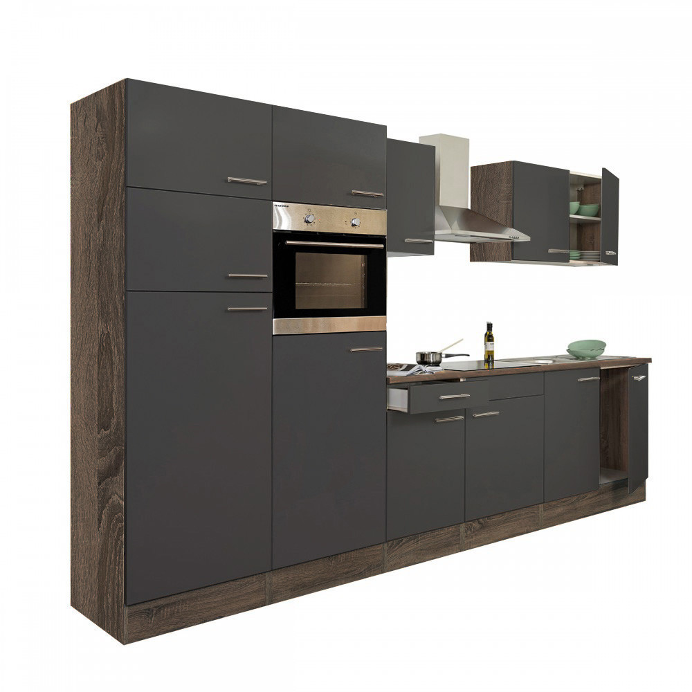 Leziter Mobilă de bucătărie Yorki 330 cu frigider cu congelator superior [1]