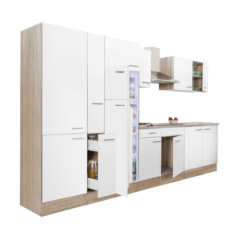 Mobilier bucătărie - Leziter Mobilier de bucătărie Yorki 360 cu frigider cu congelator superior