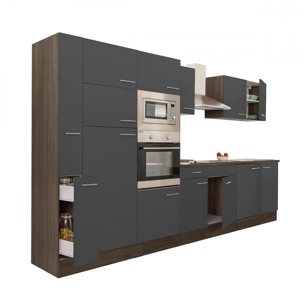 Leziter Mobilier de bucătărie Yorki 360 cu frigider cu congelator superior [1]