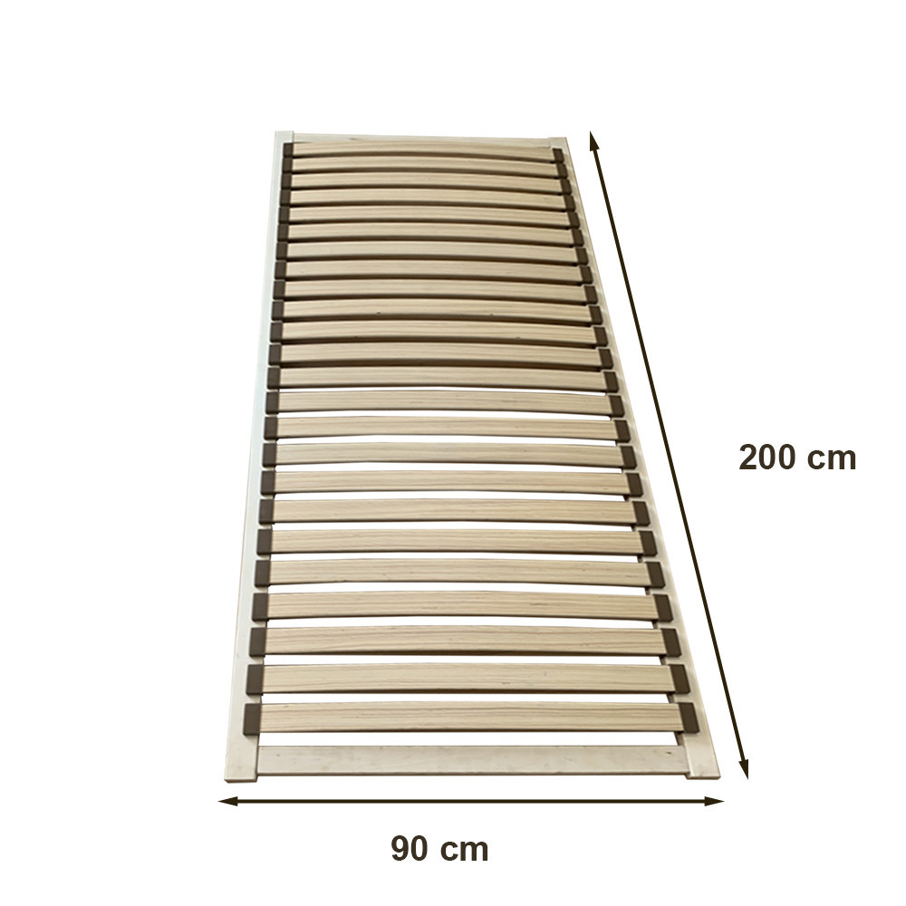 Leziter Somieră cu șipci din lemn 90x200 cm [1]