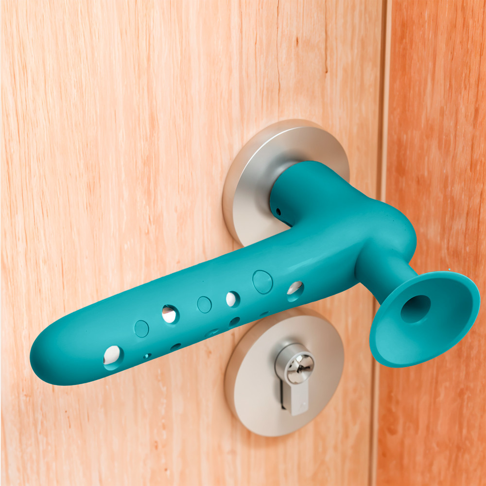 Leziter Opritor de ușă pentru mâner albastru [2]
