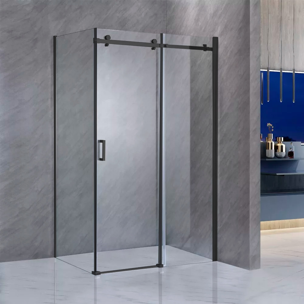 Leziter Cabină de duș asimetrică Bold-in 80x100 cm fără tavă de duș [1]