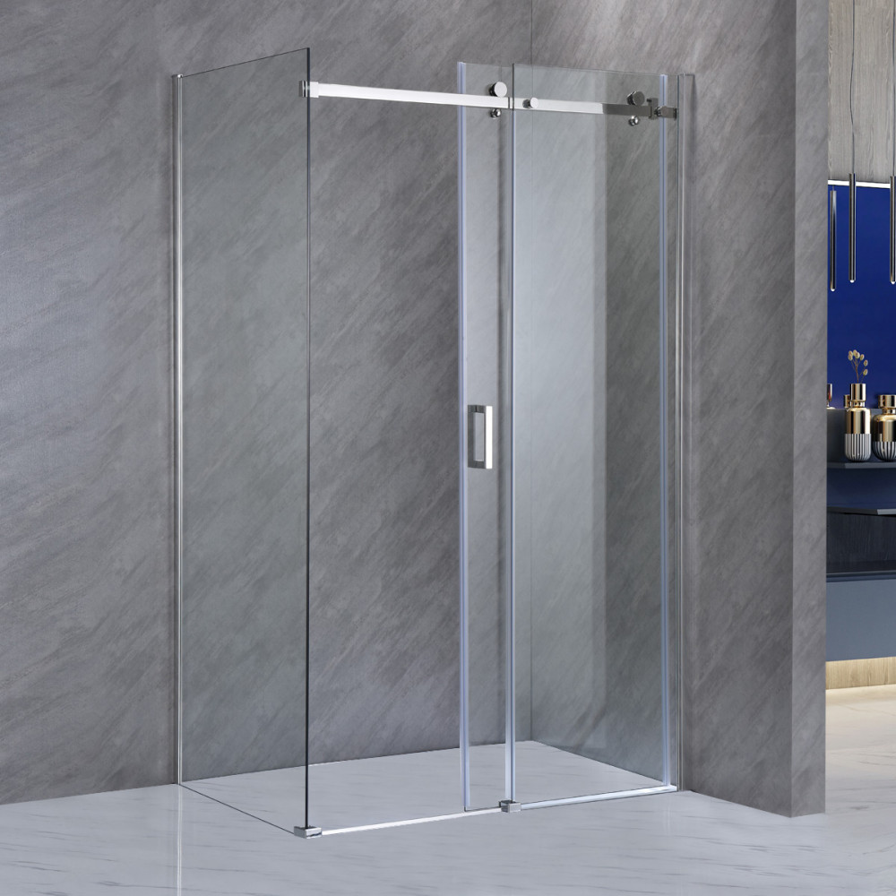 Leziter Cabină de duș asimetrică Bold-in 80x120 cm fără cădiță de duș [4]