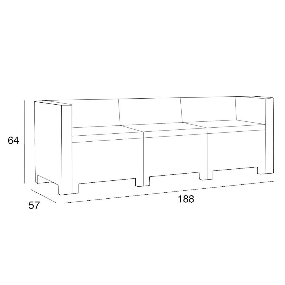 Leziter Set mobilier de grădină City cu 5 locuri [3]