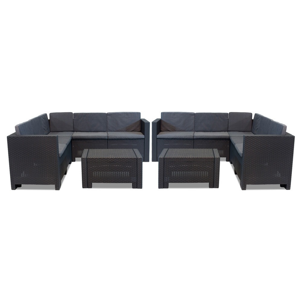 Leziter Set mobilier de grădină de colț City Large cu 10 locuri [1]
