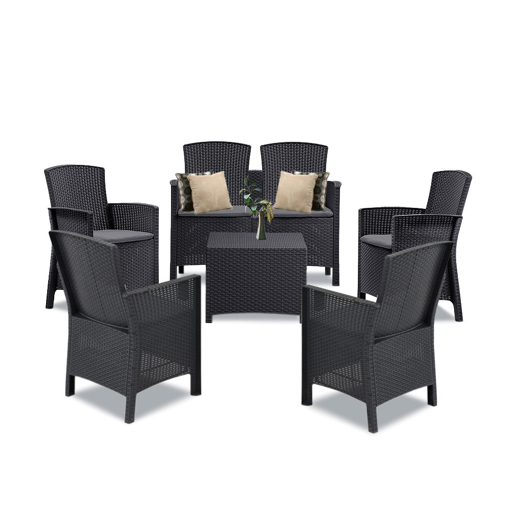 Set mobilier grădină - Leziter Set mobilier de grădină Lima III cu 6 locuri