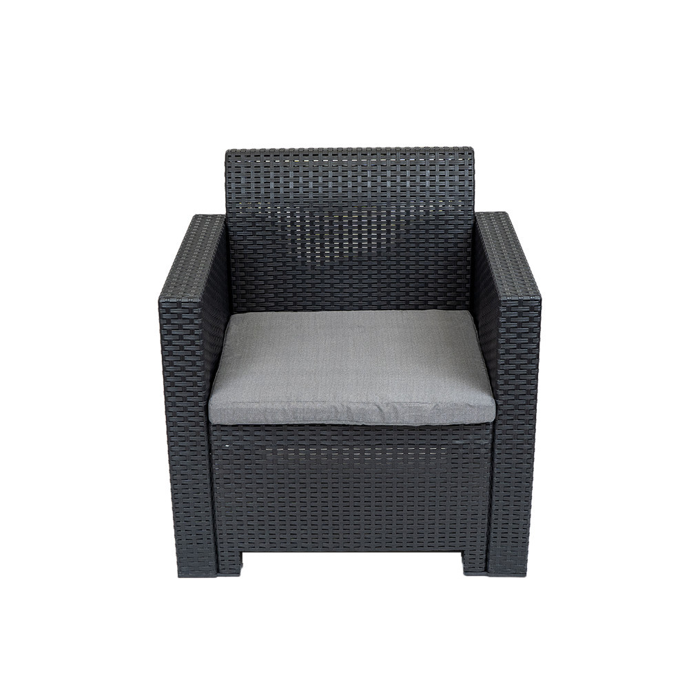 Mobilier grădină - Leziter Scaun de grădină din plastic Nero