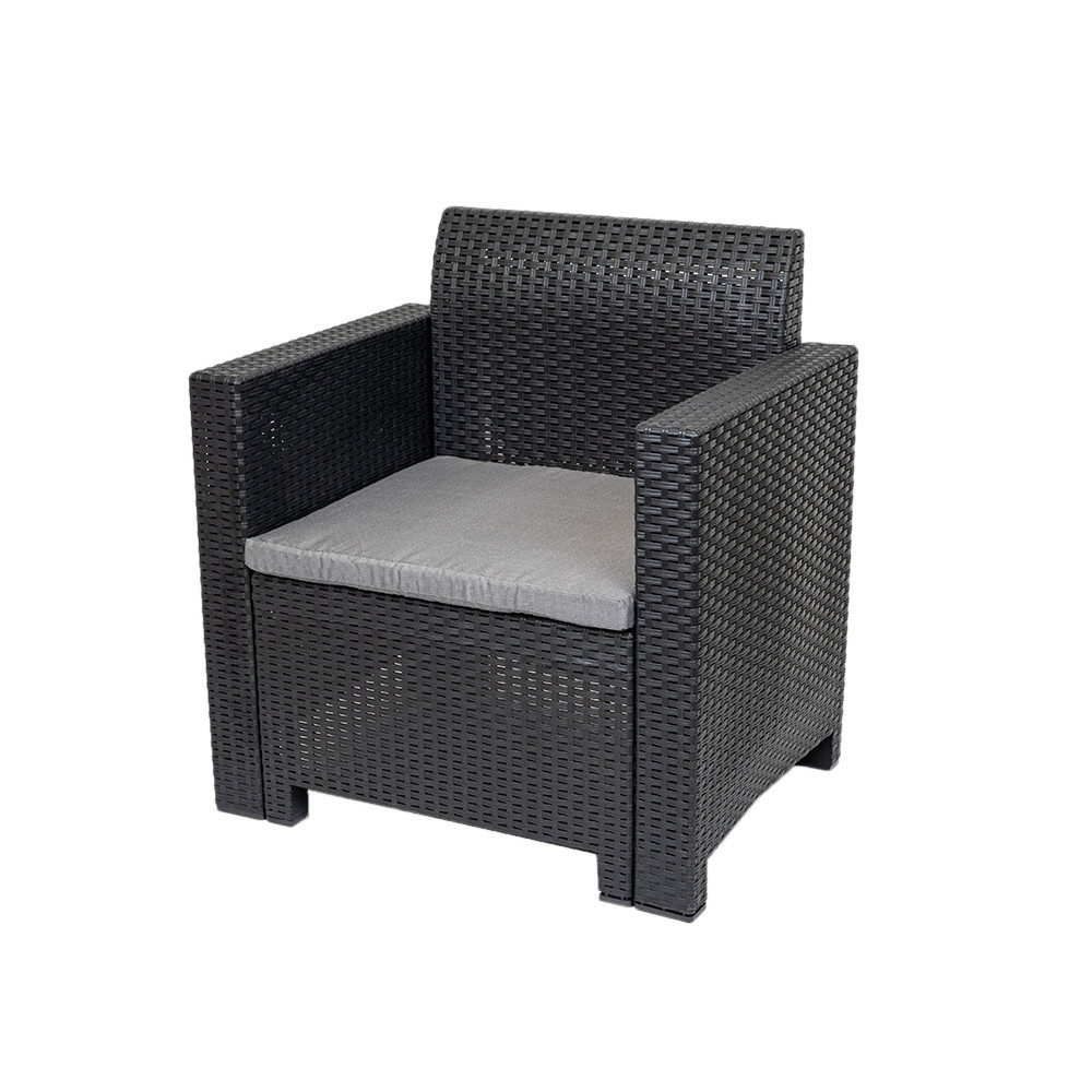 Leziter Scaun de grădină din plastic Nero [2]