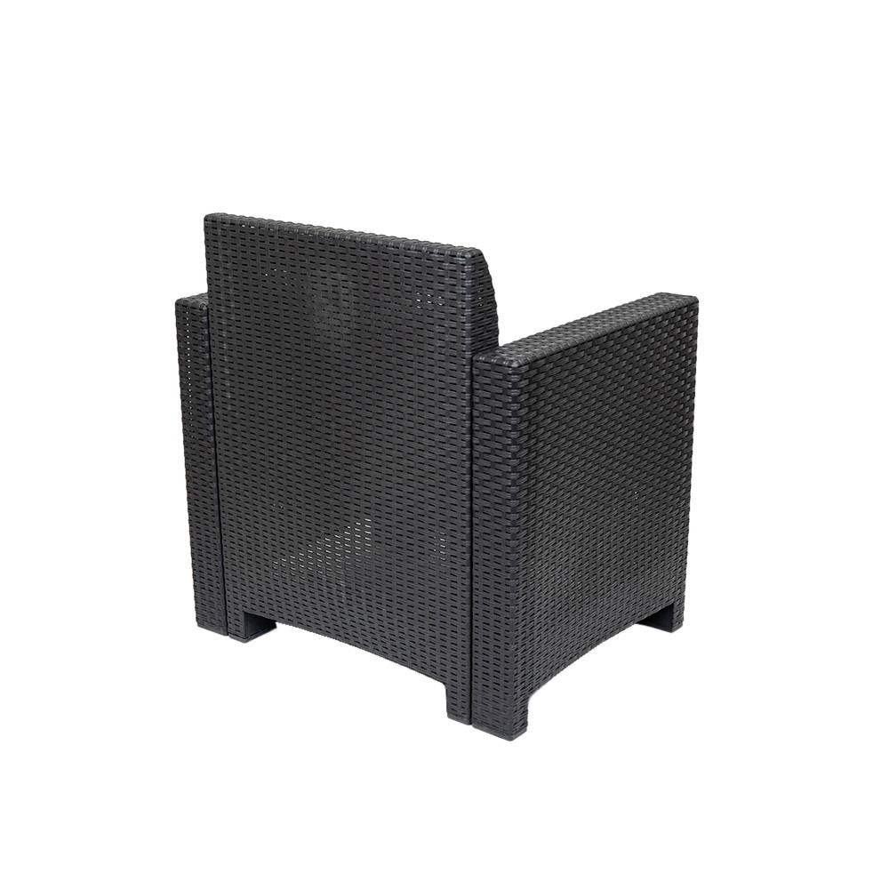 Leziter Scaun de grădină din plastic Nero [3]