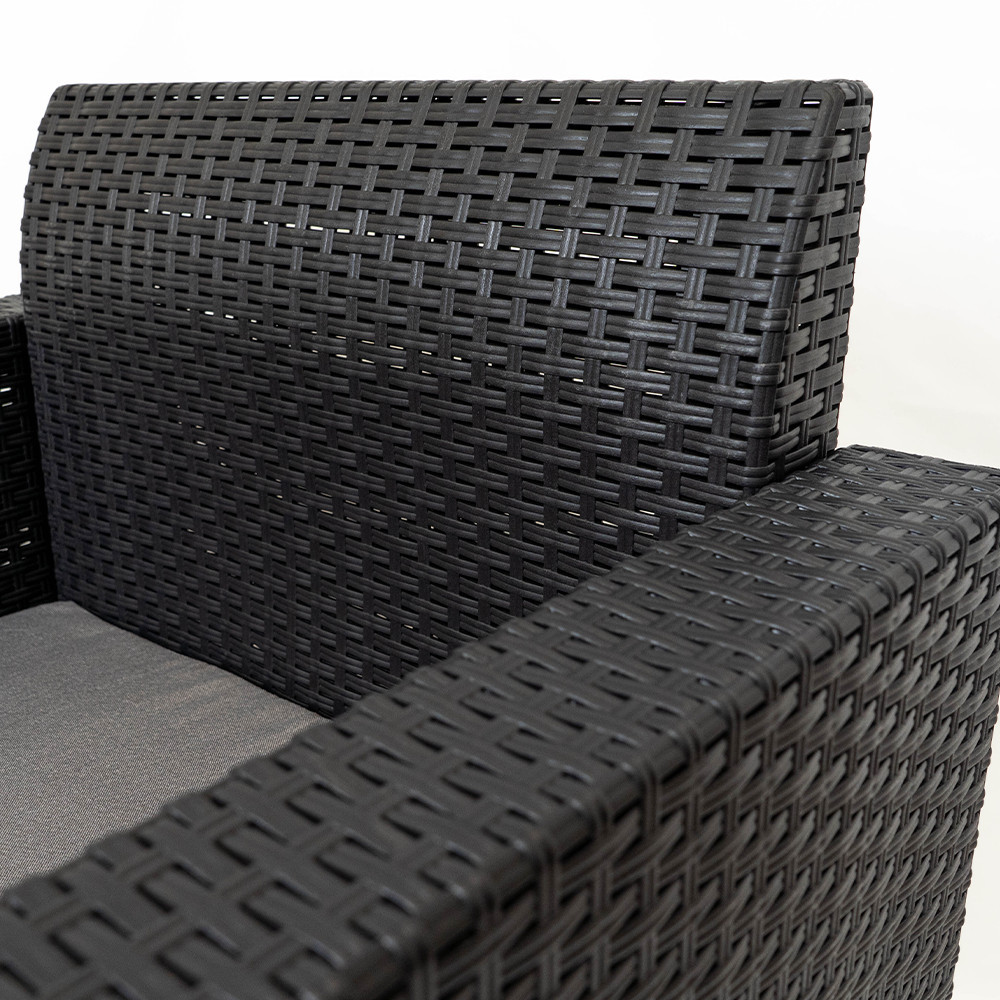 Leziter Scaun de grădină din plastic Nero [7]