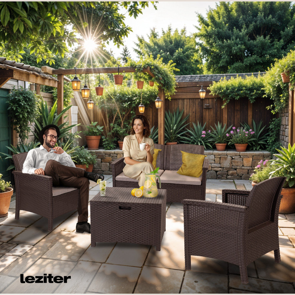 Leziter Set de mobilier de grădină Venus cu 4 locuri [9]