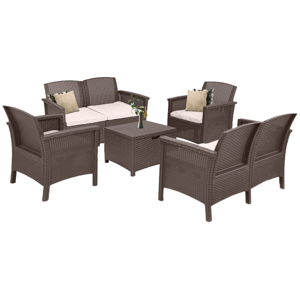 Mobilier grădină - Leziter Set de mobilier de grădină Venus Big cu 6 locuri