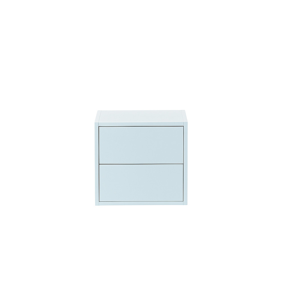 Dulap perete - Leziter Boxie 2 sertare dulap de perete 40x40x37 cm albastru
