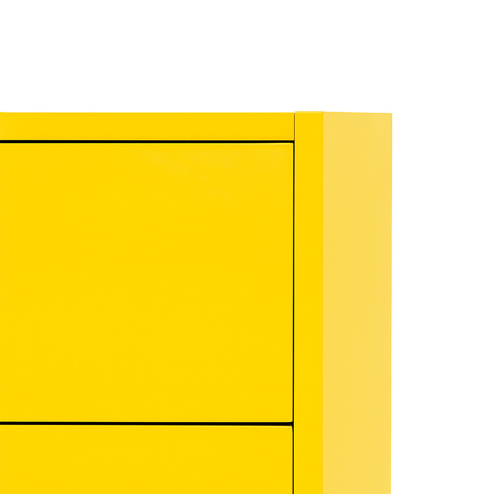 Leziter Boxie dulap de perete cu 2 sertare 40x40x37 cm galben [9]