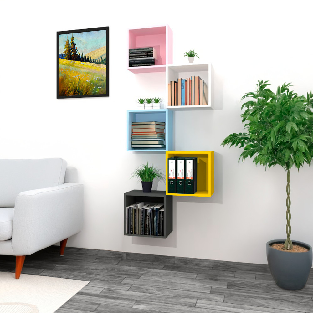 Leziter Boxie dulap de perete deschis 40x40x37 cm dove [1]