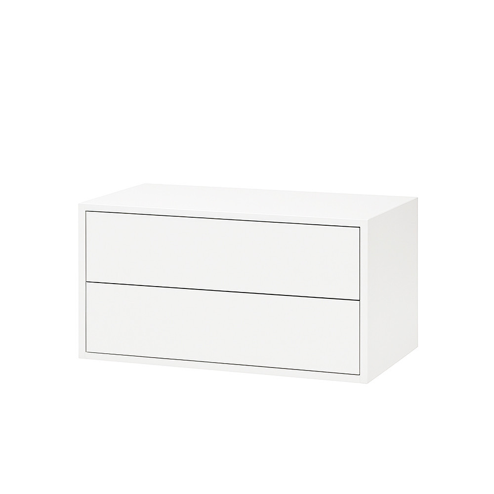 Leziter Boxie 2 sertare dulap de perete 40x80x37 cm alb [6]