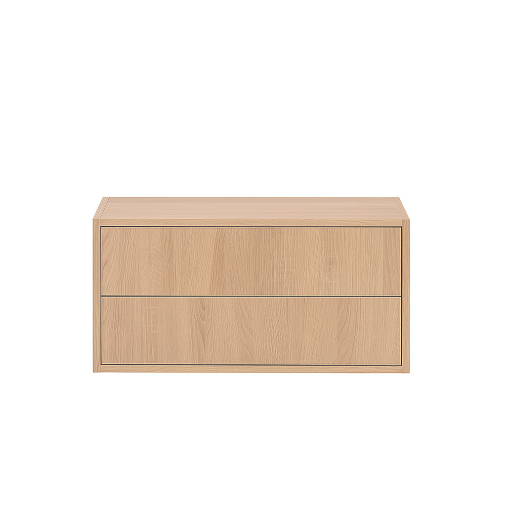 Dulap perete - Leziter Boxie dulap de perete cu 2 sertare 40x80x37 cm stejar sonoma