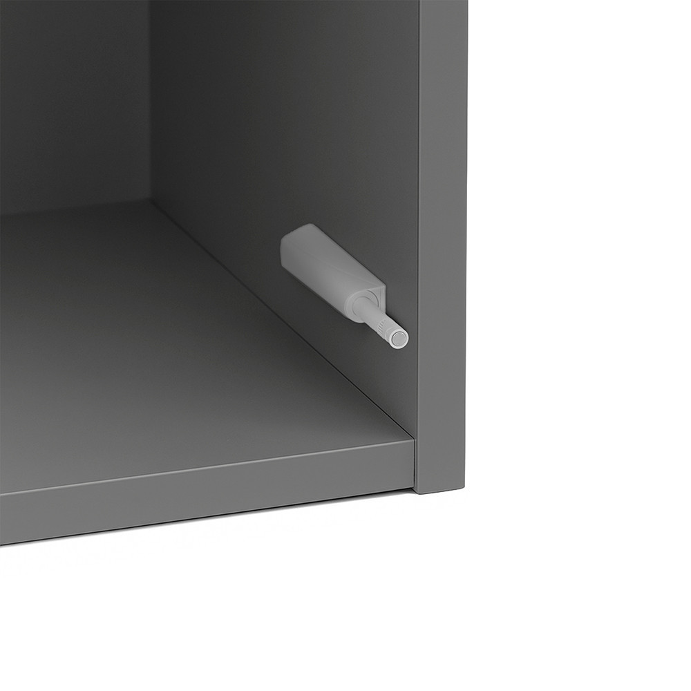 Leziter Boxie 1 ușă dulap de perete 80x40x37 cm antracit [9]