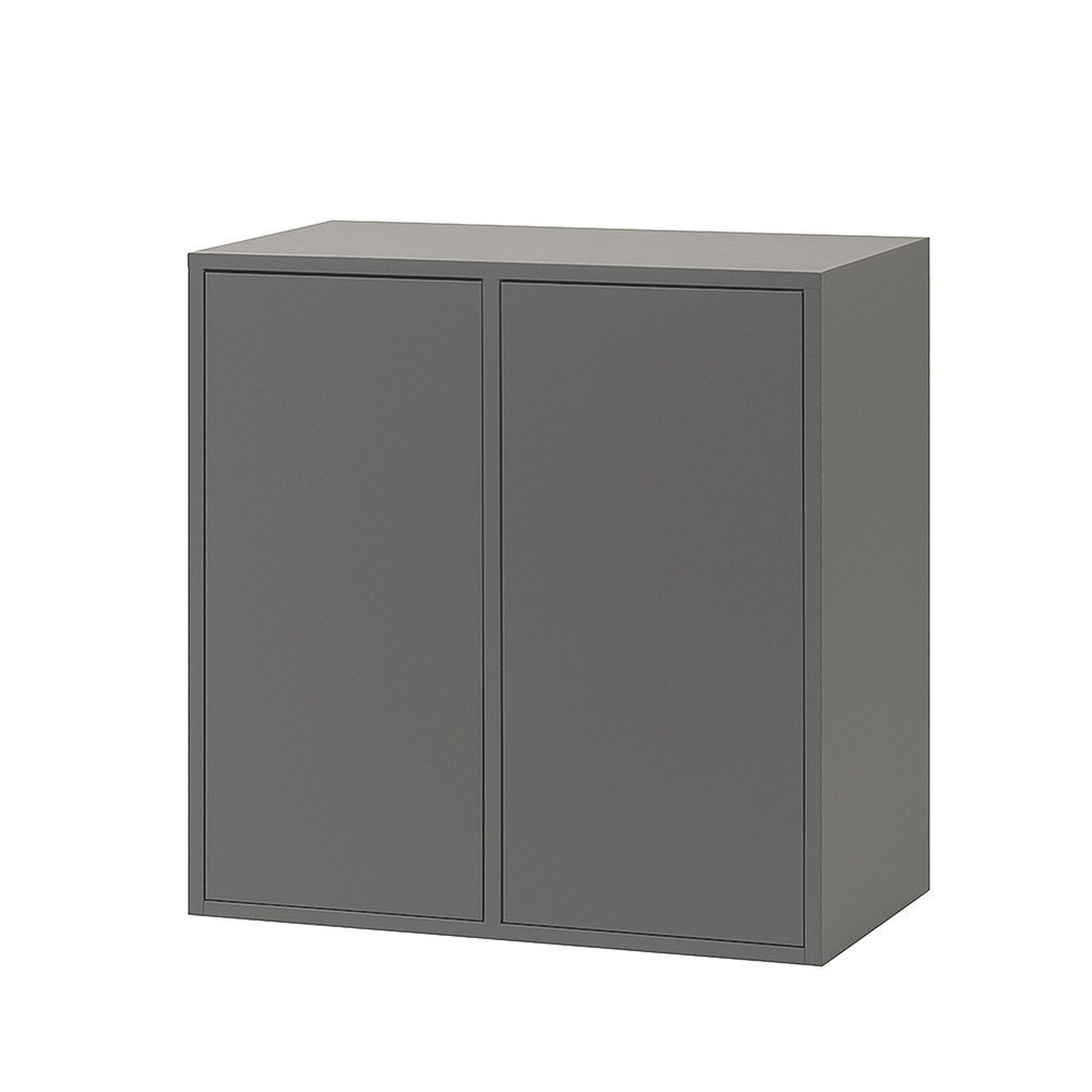 Dulap - Leziter Boxie 2 uși dulap de perete 80x80x37 cm antracit