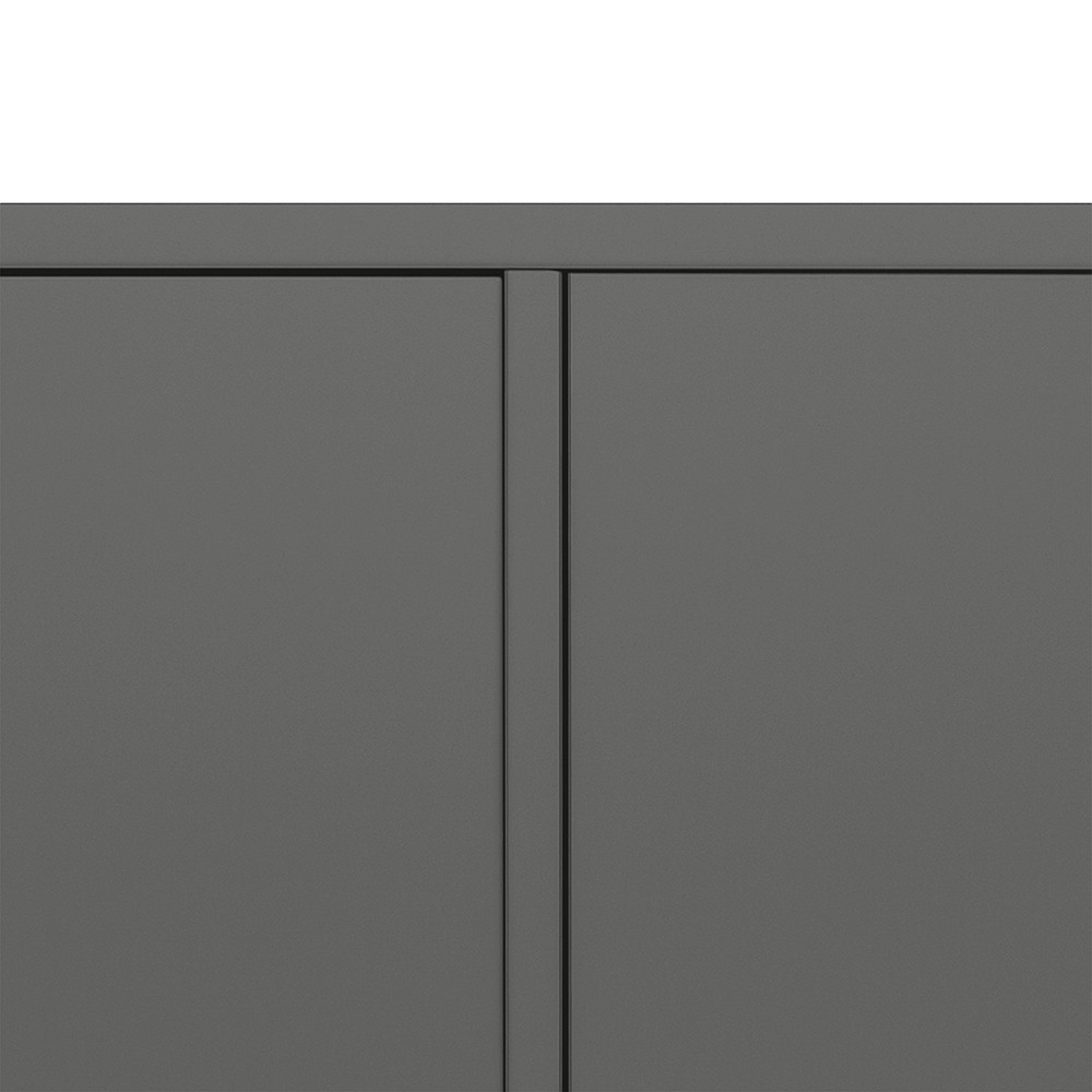 Leziter Boxie 2 uși dulap de perete 80x80x37 cm antracit [8]