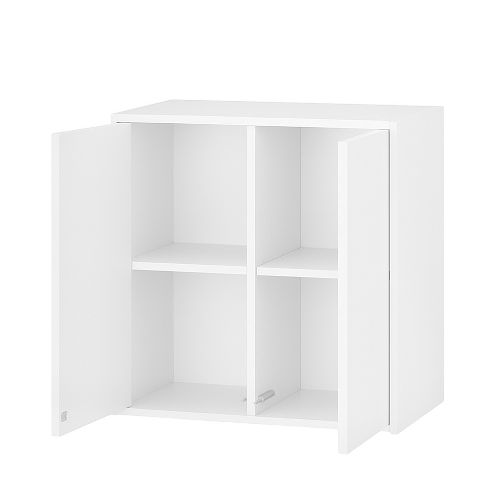 Leziter Boxie 2 uși dulap de perete 80x80x37 cm alb [6]