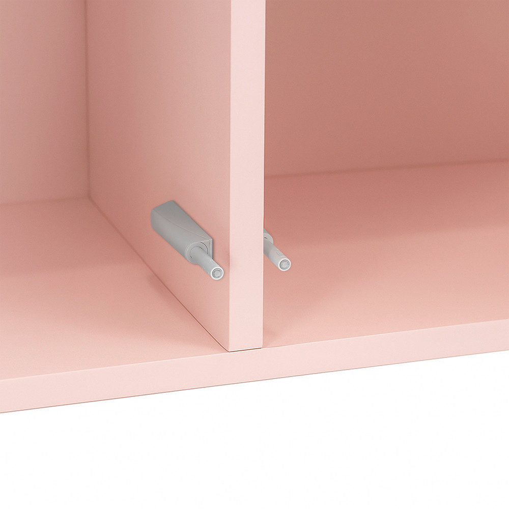 Leziter Boxie 2 uși dulap de perete 80x80x37 cm roz [7]