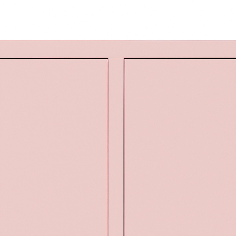 Leziter Boxie 2 uși dulap de perete 80x80x37 cm roz [8]