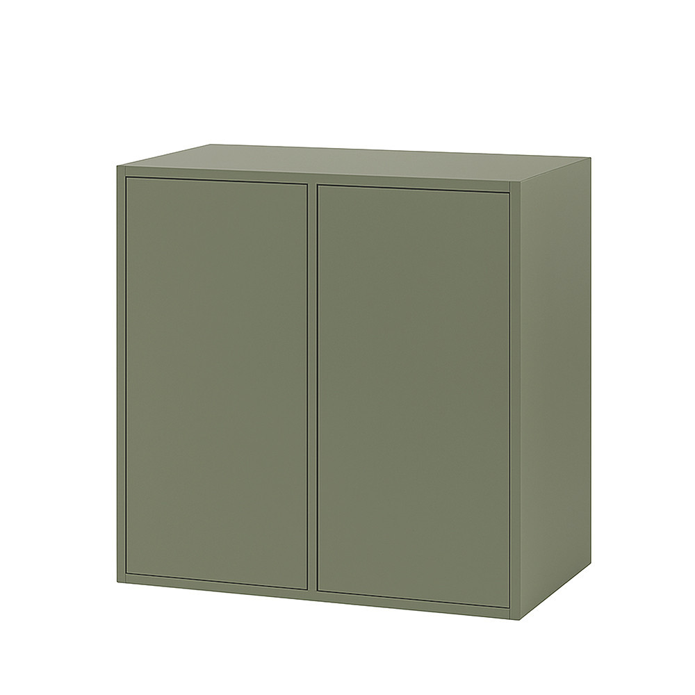Dulap perete - Leziter Boxie 2 uși dulap de perete 80x80x37 cm verde